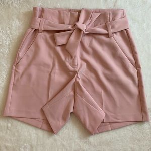Pink formal shorts
